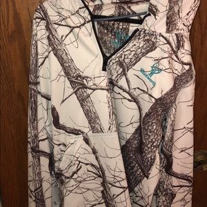 Camouflage zip up hoodie